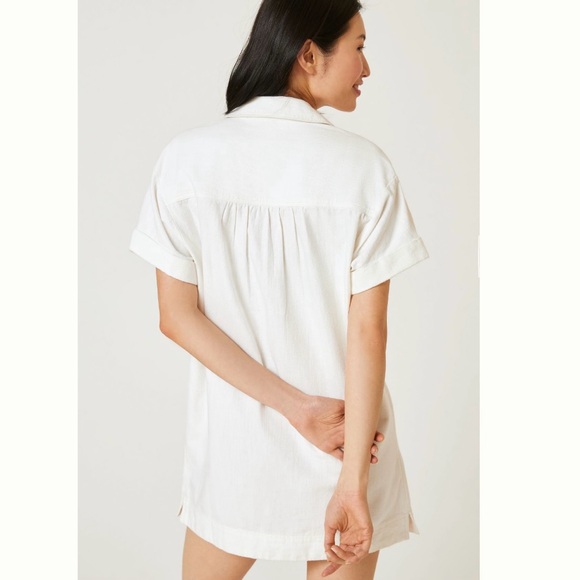 NWT Anthro Buttondown Shirt Dress - Picture 2 of 7